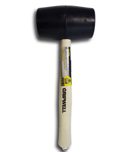 24oz/675g BLACK Rubber Mallet
