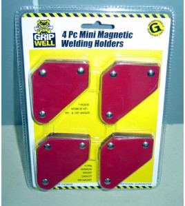 4pc Magnetic Mini Clamp set