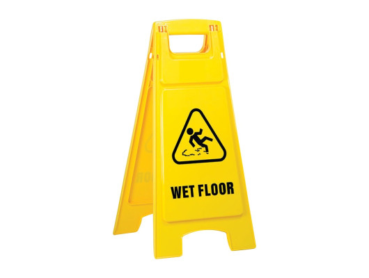 Floor Sign - "Caution Wet Floor"
