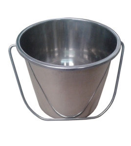 12L Stainless Steel Bucket w/ Handle