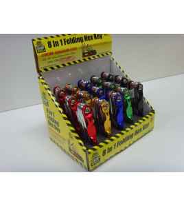 Folding 8pc Hex key mm (DB 15pcs)