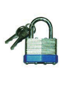 45mm Keyed alike AA Laminated Padlock