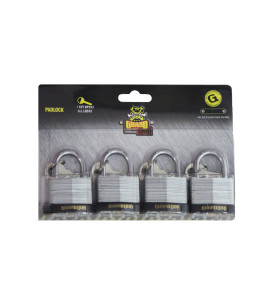 4pc 30mm Key alike Laminated Padlock  