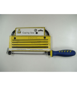 125mm Coping Saw with 4 Cutting Blades