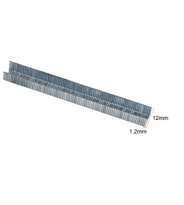 Flat Wire Staples 12mm, 1000pcs (1.2mm)