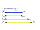 6pc Elastic Bungee Strap Set