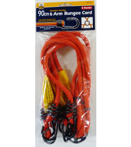 Elastic Bungee Strap 8mm x 90cm, 6-Arm