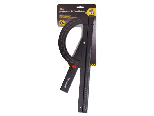 18" / 450mm Protractor & Saw Guide