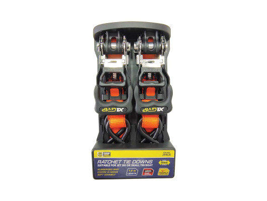 2pc Ratchet Tie Down 25mm x 1.8m (340kg LC)
