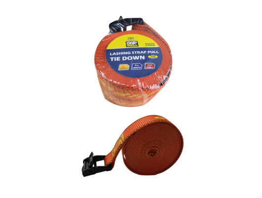 2pc Lashing strap pull tie down 4m x 25mm LC113kgs