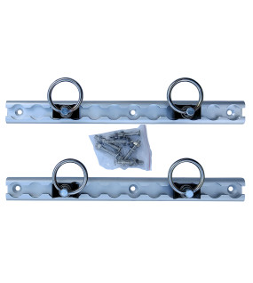 305mm (12&quot;) 2pc L Track Anchor Point set