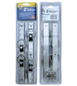 305mm (12&quot;) 2pc L Track Anchor Point set